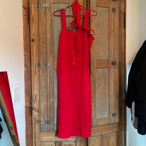 Gorgeous Everlane cherry red picnic dress